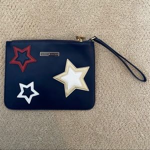 Tommy Hilfiger navy wristlet